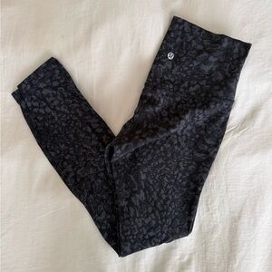 Lululemon Align Charcoal Camouflage Leggings 25” inseam